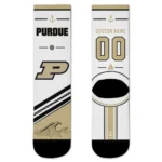 Purdue Boilermakers Socks Custom Nautical Icons Gold White Best Selling