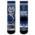 Rice Owls Socks Custom Snowy Scene Navy Blue White Best Selling