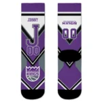 Sacramento Kings Socks Custom Arrow Blocks Purple Best Selling