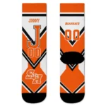 Sam Houston Bearkats Socks Customized Arrow Blocks Orange Best Selling