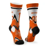 Sam Houston Bearkats Socks Customized Arrow Blocks Orange Best Selling