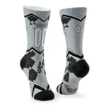 San Antonio Spurs Socks Custom Argyle Pattern Silver Best Selling