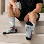 San Antonio Spurs Socks Custom Star Stripes Silver White Best Selling