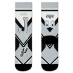 San Antonio Spurs Socks Customized Arrow Blocks Silver Best Selling