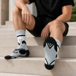 San Antonio Spurs Socks Customized Arrow Blocks Silver Best Selling
