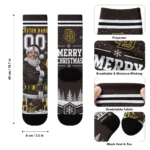San Diego Padres Socks Custom Snowy Scene Brown White Best Selling