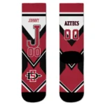 San Diego State Aztecs Socks Customized Arrow Blocks Red Best Selling