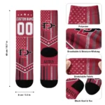 San Diego State Aztecs Socks Customized Star Stripes Red White Best Selling