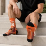 San Francisco Giants Socks Customized Star Stripes Orange White Best Selling