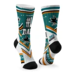 san-jose-sharks-socks-customized-pinstripe-chevron-teal-white-best-selling.webp