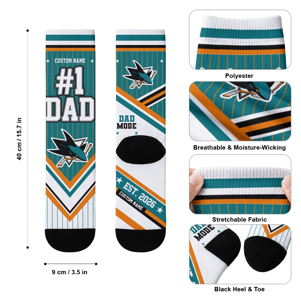 san-jose-sharks-socks-customized-pinstripe-chevron-teal-white-high-quality.webp