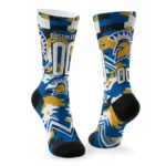 San Jose State Spartans Socks Custom Woodland Camo Blue Best Selling
