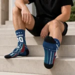 Seattle Mariners Socks Personalized Star Stripes Navy Blue White Best Selling