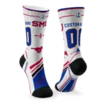 Smu Mustangs Socks Custom Nautical Icons Blue White Best Selling