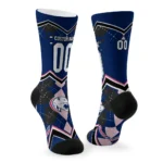South Alabama Jaguars Socks Personalized Argyle Pattern Blue Best Selling