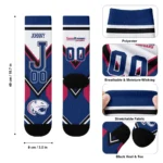 South Alabama Jaguars Socks Personalized Arrow Blocks Blue Best Selling