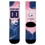 South Alabama Jaguars Socks Personalized Geometric Tech Blue Best Selling