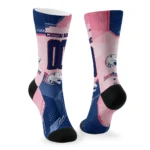 South Alabama Jaguars Socks Personalized Geometric Tech Blue Best Selling