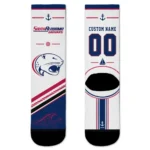 South Alabama Jaguars Socks Personalized Nautical Icons Blue White Best Selling