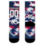 South Alabama Jaguars Socks Personalized Woodland Camo Blue Best Selling