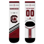 South Carolina Gamecocks Socks Custom Nautical Icons Garnet White Best Selling