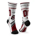 South Carolina Gamecocks Socks Custom Nautical Icons Garnet White Best Selling