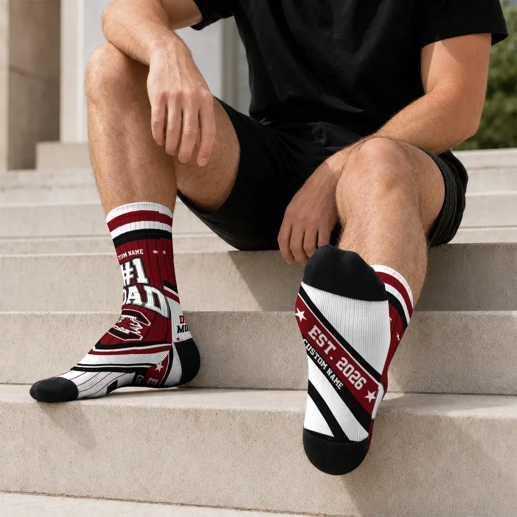 South Carolina Gamecocks Socks Custom Pinstripe Chevron Garnet White Latest Model South Carolina Gamecocks Socks Custom Pinstripe Chevron Garnet White Latest Model