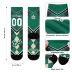 South Florida Bulls Socks Custom Argyle Pattern Green Best Selling