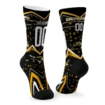 Southern Miss Golden Eagles Socks Customized Leopard Print Black Best Selling