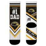 Southern Miss Golden Eagles Socks Customized Pinstripe Chevron Black White Best Selling