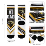 Southern Miss Golden Eagles Socks Customized Pinstripe Chevron Black White Best Selling