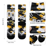 Southern Miss Golden Eagles Socks Customized Woodland Camo Black Best Selling