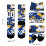 St Louis Blues Socks Customized Woodland Camo Blue Best Selling