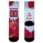 St Louis Cardinals Socks Personalized Geometric Tech Red Best Selling