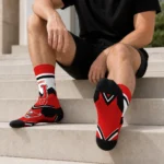 Tampa Bay Buccaneers Socks Personalized Arrow Blocks Red Best Selling
