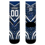 Tampa Bay Lightning Socks Customized Leopard Print Blue Black Best Selling