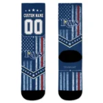 Tampa Bay Rays Socks Customized Star Stripes Navy White Best Selling
