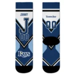 Tampa Bay Rays Socks Personalized Arrow Blocks Navy Best Selling