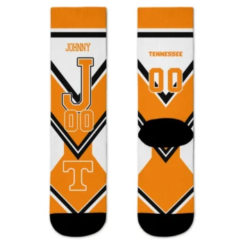 Tennessee Volunteers Socks Personalized Arrow Blocks Orange Best Selling