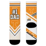 Tennessee Volunteers Socks Personalized Pinstripe Chevron Orange White Best Selling