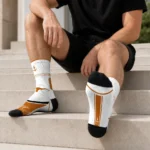 Texas Longhorns Socks Personalized Nautical Icons Orange White Best Selling