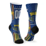 Toledo Rockets Socks Custom Star Stripes Blue White Best Selling