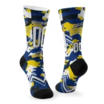 Toledo Rockets Socks Custom Woodland Camo Blue Best Selling