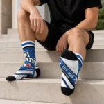 toronto-blue-jays-socks-customized-pinstripe-chevron-blue-white-best-selling.webp