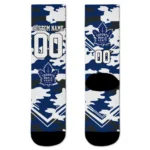 Toronto Maple Leafs Socks Custom Woodland Camo Blue Best Selling
