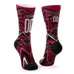 Toronto Raptors Socks Personalized Leopard Print Red Black Best Selling