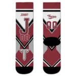 Troy Trojans Socks Personalized Arrow Blocks Red Best Selling
