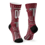 Troy Trojans Socks Personalized Star Stripes Red White Best Selling