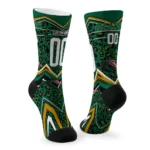 Uab Blazers Socks Personalized Leopard Print Green Black Best Selling