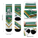 Uab Blazers Socks Personalized Pinstripe Chevron Green White Best Selling